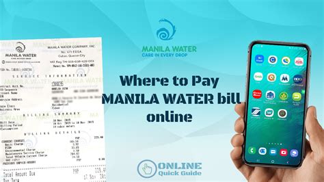 manila water bill online|Bill Information .